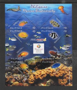 FISH - PHILIPPINES #3493i MARINE BIODIVERSITY M/S MNH
