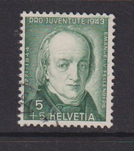 Switzerland   #B126  used  1943  Pro Juventute   5c