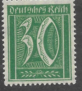 Germany inflation stamps issued 1921 - 1924