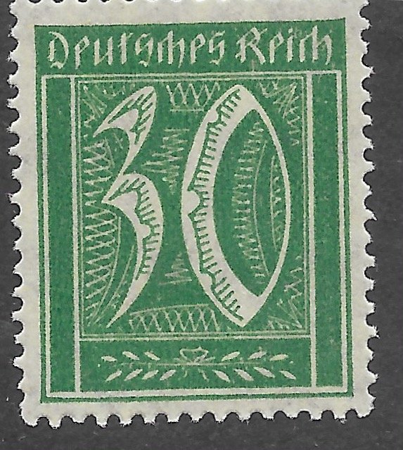 Germany inflation stamps issued 1921 - 1924