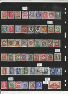 ALGERIA COLLECTION ON STOCK SHEET, MINT/USED