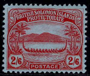 BRITISH SOLOMON ISLANDS EDVII SG16, 2s 6d red/blue, M MINT. Cat £65.