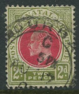 STAMP STATION PERTH Natal #103 Used KEVII 1904 Wmk 3 Multi Crown and CA CV$4.00.