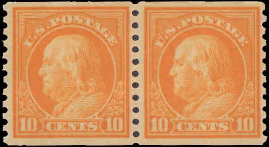 United States #497, Complete Set, Pair, 1922, Never Hinged