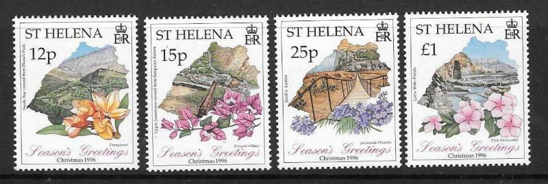 ST.HELENA SG730/3 1996 CHRISTMAS MNH