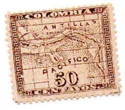 COLOMBIA 13 MH SCV $3.00 BIN $1.50 GEOGRAPHY