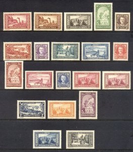 MONACO #110//130 Mint - 1932-37 Views Set