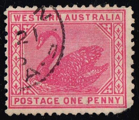 Australia-Western Aust. #90 Swan; Used (1.75)