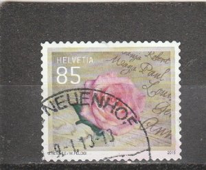 Switzerland  Scott#  1574  Used  (2015 Rose)