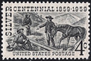 SC#1130 4¢ Silver Centennial Issue (1959) MNH