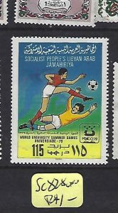 LIBYA (P1611B)  FOOTBALL  SC 828   VFU 