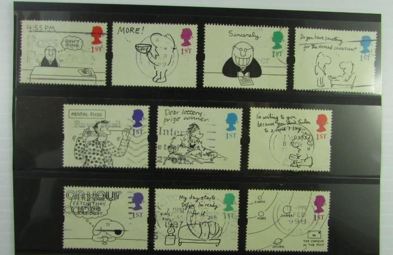 2001 Great Britain SC #1643-52 Complete  used stamp set