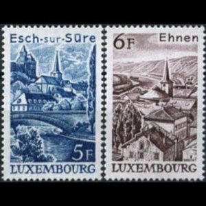 LUXEMBOURG 1977 - Scott# 599-600 Views Set of 2 NH