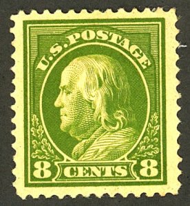 U.S. #414 MINT OG HR