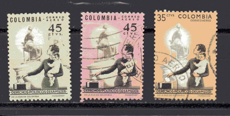 Colombia C448-C450 used