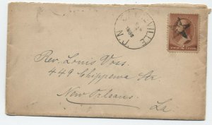 1886 Sayreville NJ #210 fancy star ancel cover [6029.625]