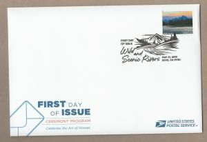 US 5381e Wild and Scenic Rivers Snake River Ceremony Program FDC 2019