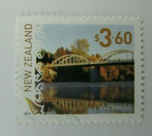 2014 New Zealand  SC #2525  WAIKATO RIVER  Used stamp