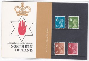 1981 Northern Ireland Low value definitives Presentation pack 84 UNMOUNTED MINT