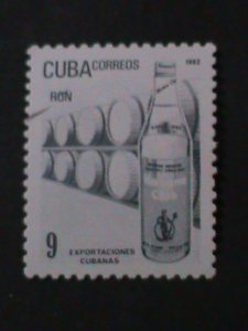 CUBA-1982-SC# 2489- EXPORTS-RUM MNH VERY FINE  WE SHIP TO WORLDWIDE