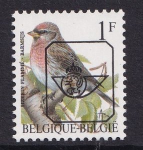 Belgium  #1432  MNH  1992  birds  1f  pre cancelled