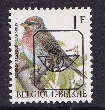 Belgium  #1432  MNH  1992  birds  1f  pre cancelled