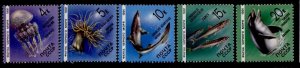 USSR (Russia) 5954-8 MNH Fish, Marine Life, Dolphin