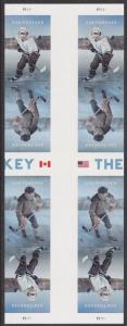 US 5253b History of Hockey Modern forever cross gutter block 8 A MNH 2017