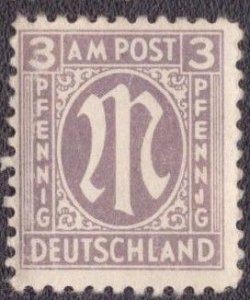 Germany Allied Occupation - 1945 3N2a MNG