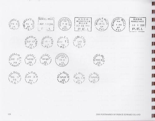 2000 Postmarks of Prince Edward Island 1814-1995, by C. Douglas Murray. New