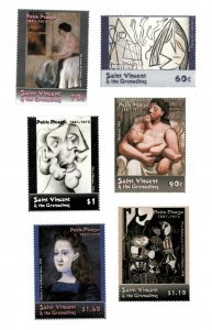 St. Vincent 2003 - SC# 3108-13 Pablo Picasso, Art, Paint - Set of 6 Stamps - MNH