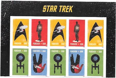 US #5132-35 MNH Block of 10.  Star Trek. Space. The Final Frontier. Beautiful