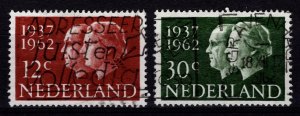 Netherlands 1962 Silver Wedding, Set [Used]