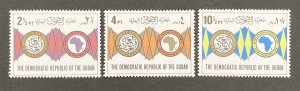 Sudan 1975 #284-6, African Development Bank, MNH.