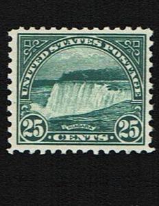 Scott #568 variety VF-OG-NH. SCV - $32.50