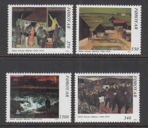 Faroe Islands 228-231 Paintings MNH VF