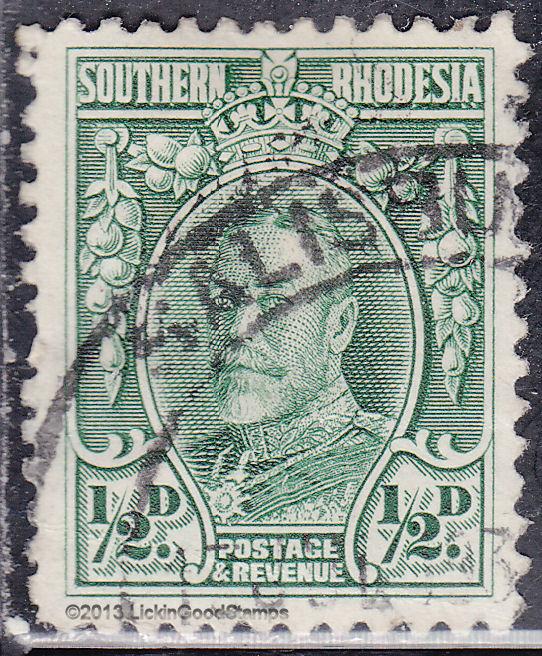 Southern Rhodesia 16 USED 1933 King George V