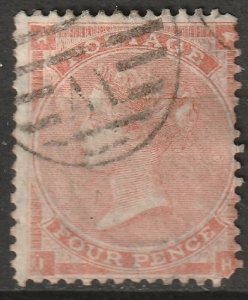 Great Britain 1862 Sc 34 used