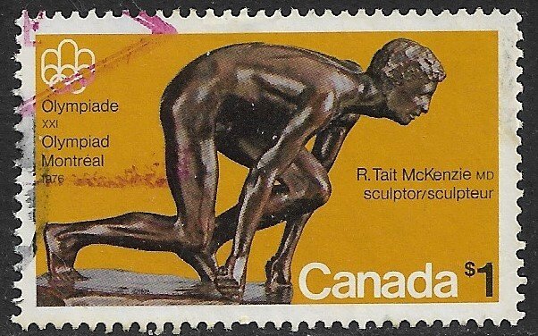 CANADA 1975 $1.00 Montreal Olympics Issue Sc 656 VFU