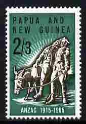PAPUA NEW GUINEA - 1965 - Gallipoli Landings-Perf Single Stamp-Mint Never Hinged