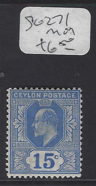 CEYLON  (P3011B)  KE 15  C   SG 271       MOG