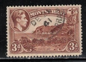 MONTSERRAT Scott # 97a Used - KGVI & Carr's Bay