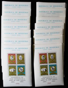 Honduras Stamps # C376A Sheets MNH Hoard of 100 Scott Value $2,000.00