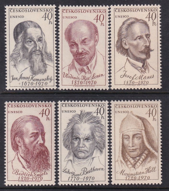 Czechoslovakia 1668-1673 MNH VF