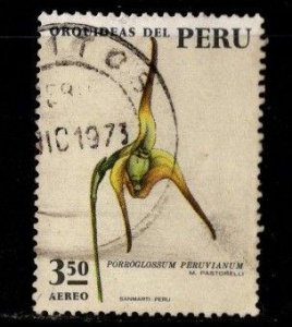 Peru - #C380 Orchids - Used