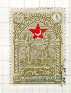 TURKEY; 1932 early Red Crescent Child Welfare issue used 1gr. value