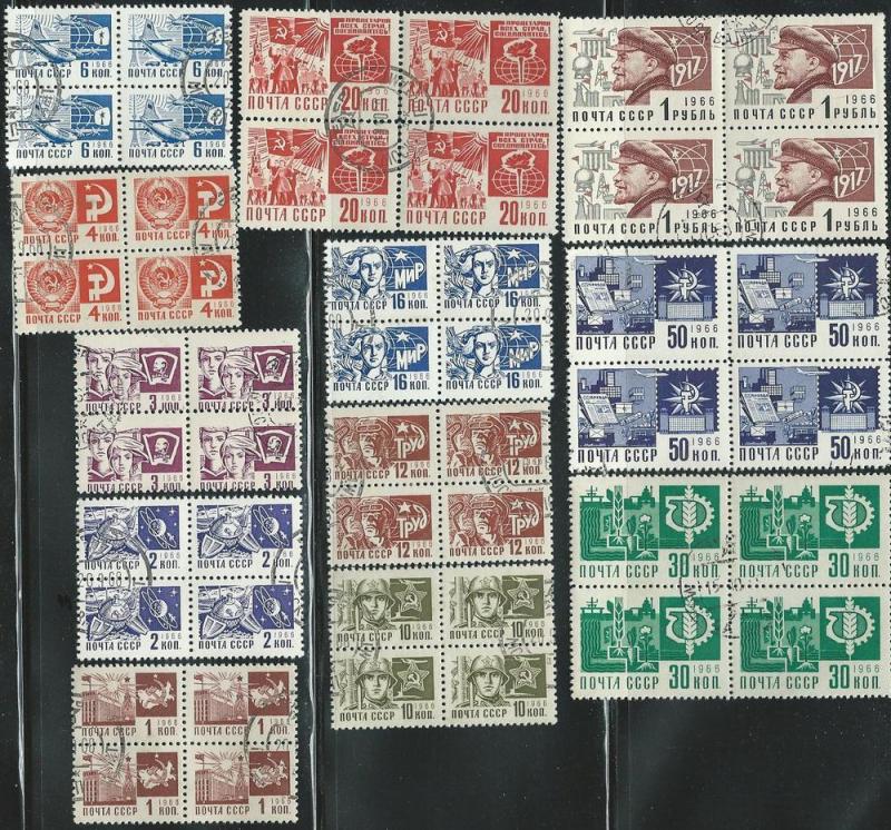 Russia  Scott 3470-3481  CTO  Complete  