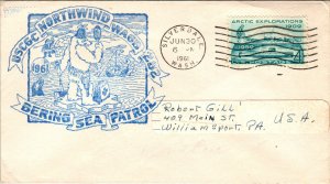 US Bering Sea Patrol USCGC Northwind 1961 Naval Cover