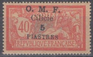 ZAYIX Cilicia France 124 MNH 5pi on 40c Sower 092422S156M