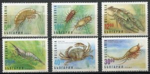 1996 Bulgaria 4238-4243 Sea fauna 5,00 €​​​​​​​